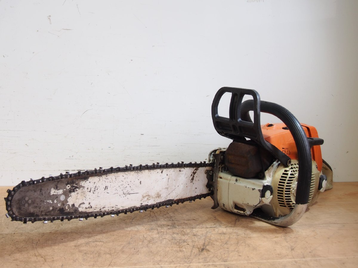 ☆【2T0618-40】 STIHL スチール エンジンチェーンソー MS260 チェンソー ジャンク 再