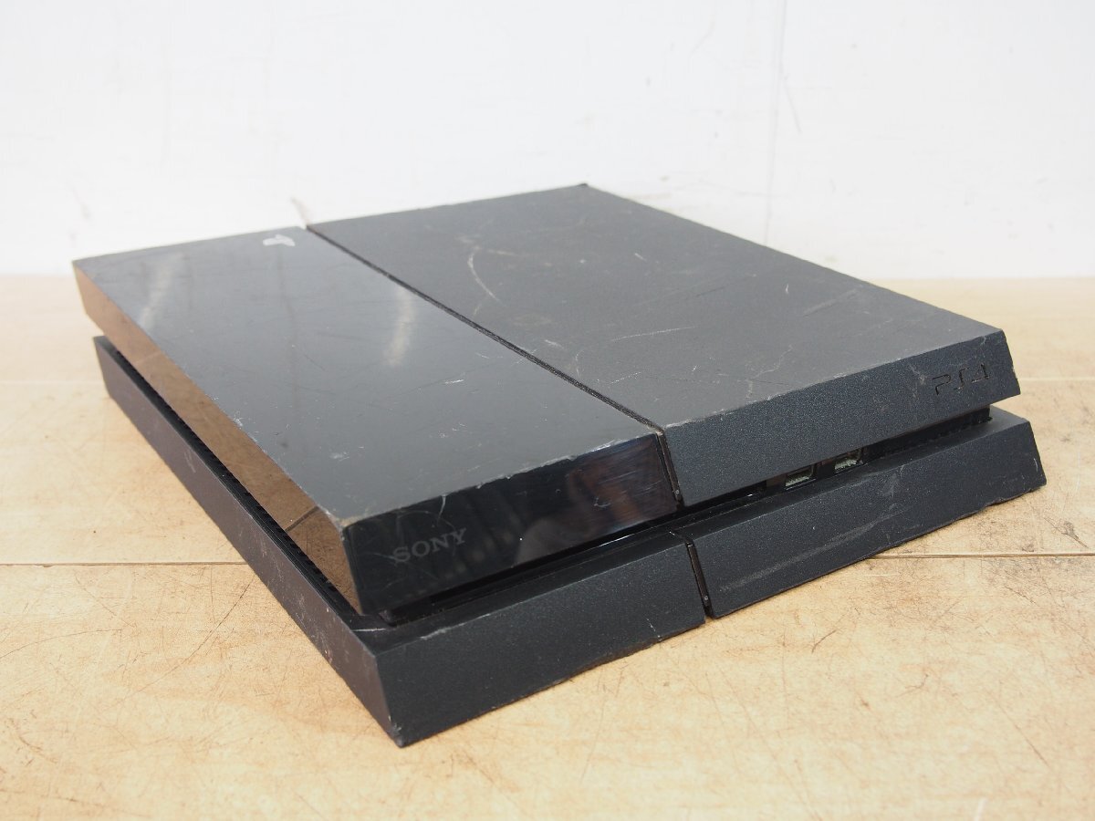 ☆【2T】 SONY ソニー PlayStation4 本体のみ CUH-1100A 100V PS4 プレステ4 ブラック 通電OK ジャンク
