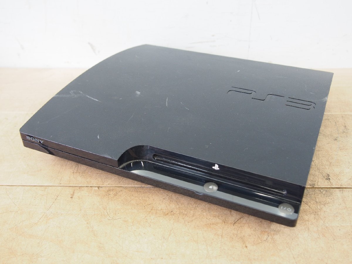 ☆【2T0710-1】 SONY ソニー PlayStation3 本体のみ CECH-2100A 100V PS3 プレステ3 ブラック 通電OK ジャンク