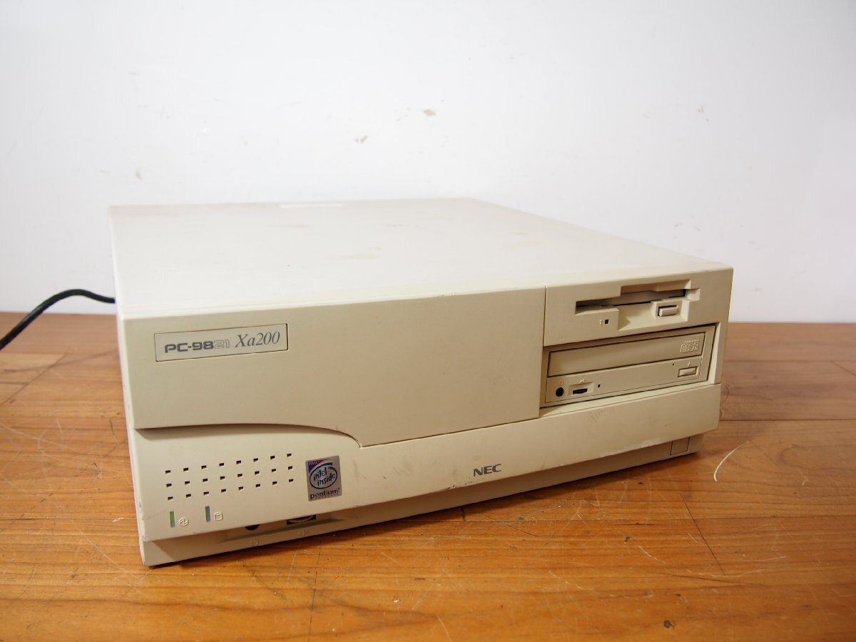 ☆【1T0723-13】 NEC 旧型PC PC9821XA200D30R 100V PC-9821 Xa200 通電OK パーソナルコンピュータ ジャンク