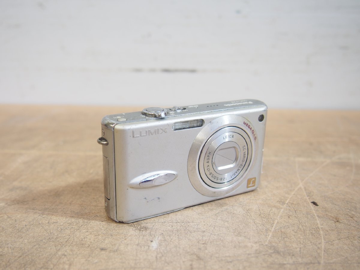 ☆【1T0807-20】 Panasonic パナソニック デジカメ DMC-FX8 LUMIX LEICA DC VARIO-ELMARIT 1:2.8-5.0/5.8-17.4 ASPH. ジャンク