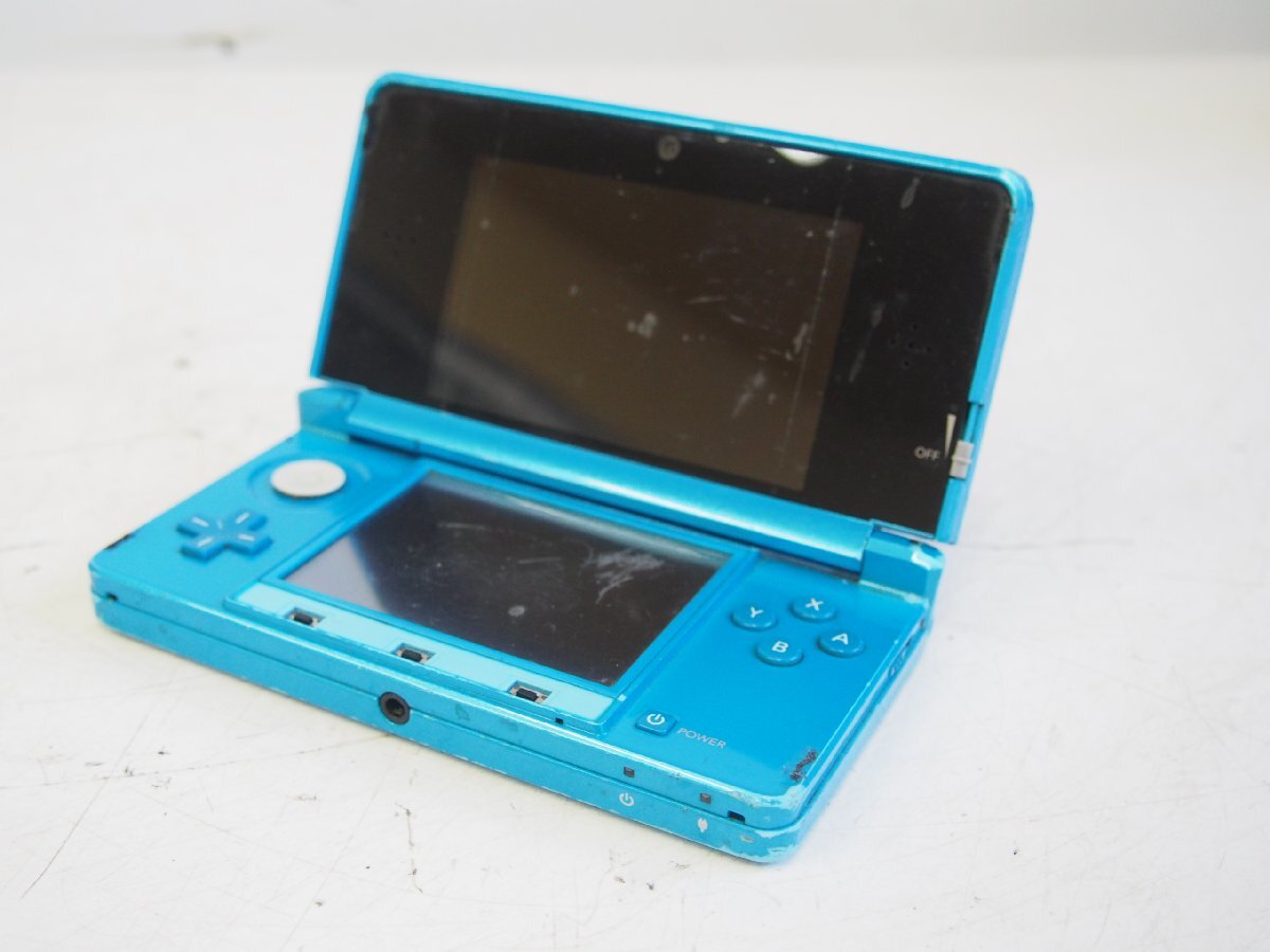 ☆【2F0730-7】 Nintendo ニンテンドー 3DS CTR-001 ライトブルー ジャンク