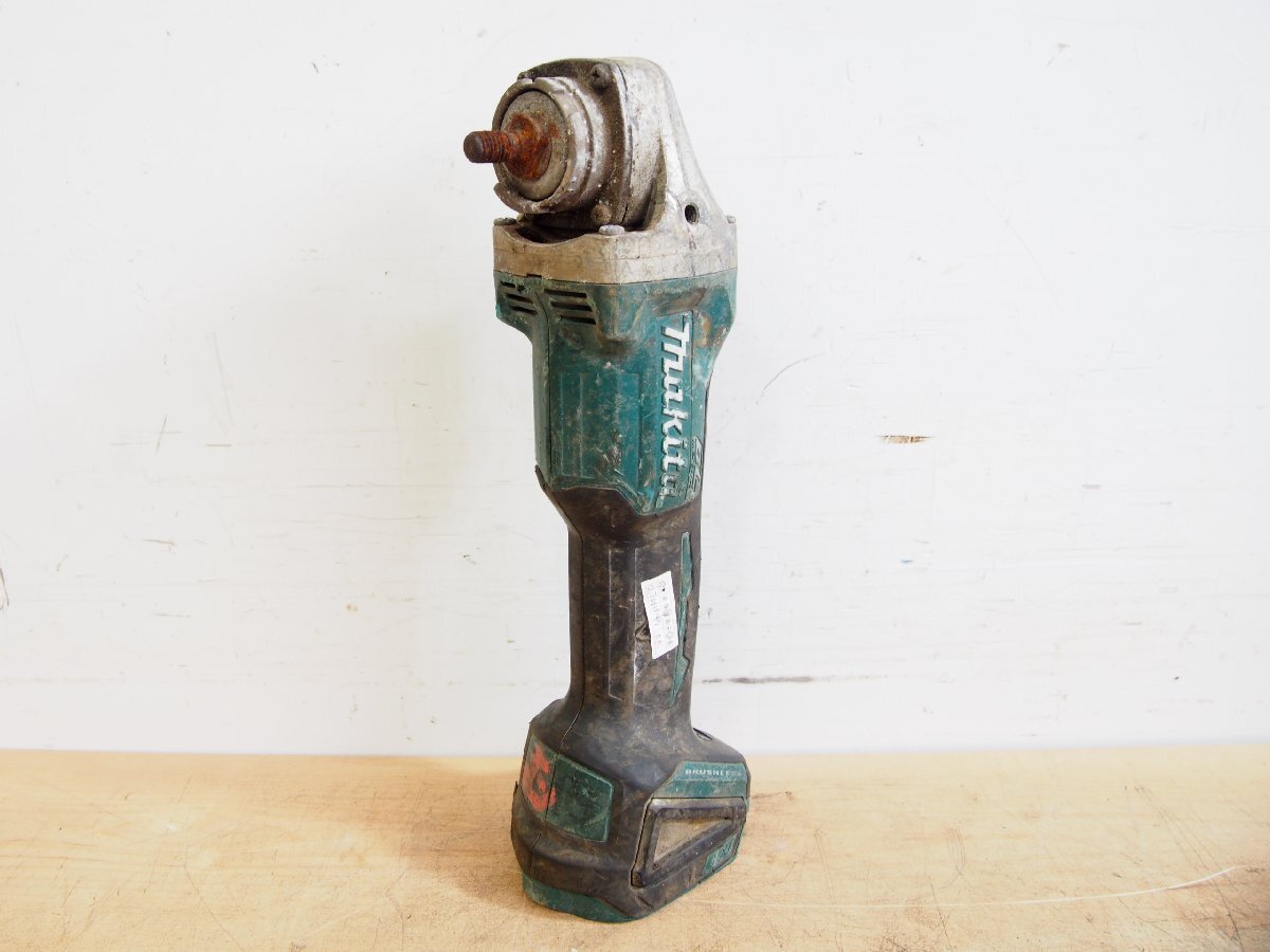 ☆【2T0618-43】 makita マキタ 100mm 充電式ディスクグラインダ GA404D 18V 本体のみ 電動工具 ジャンク
