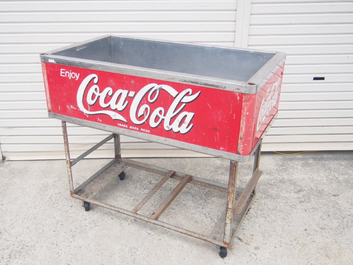 ☆【3T0731-7α2】 Coca-Cola コカコーラ アイスボックス どぶ漬け どぶづけ イベントクーラー ドリンククーラー 現状品