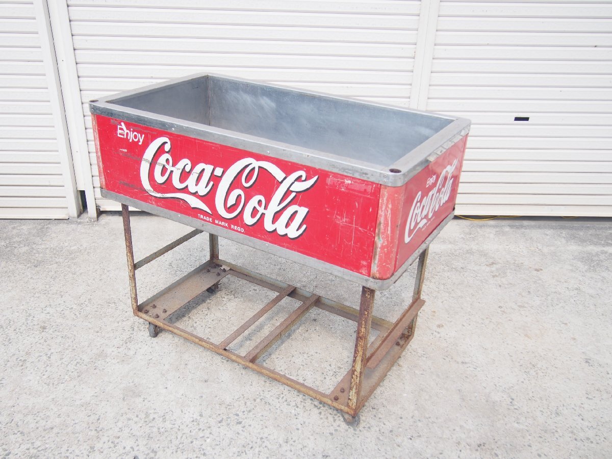 ☆【3T0731-7α5】 Coca-Cola コカコーラ アイスボックス どぶ漬け どぶづけ イベントクーラー ドリンククーラー 現状品