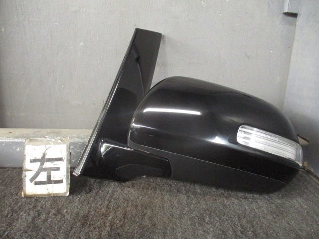【検査済】 H22年 ヴェルファイア DBA-ANH20W 左ドアミラー 87940-58070 黒 202 [ZNo:08007011]