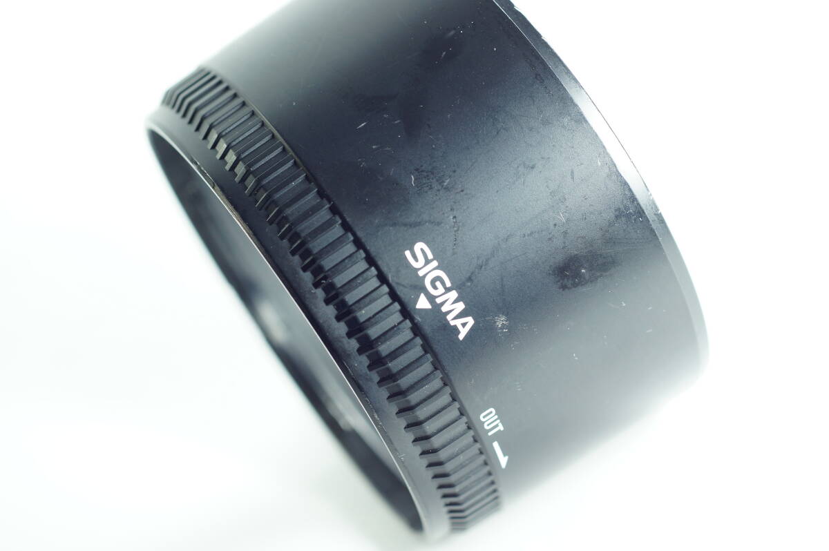 6A『並品』674-01 SIGMA AF 50-200mm F4-5.6 DC OS HSM用 シグマ レンズフード LENS HOOD SHADE