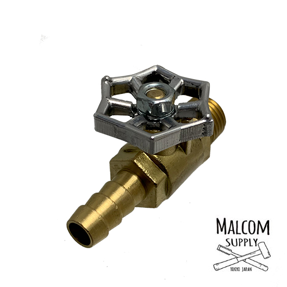 MALCOM SUPPLY製　ビンテージスタイルペットコック 1/4　ハーレー　ビンテージ