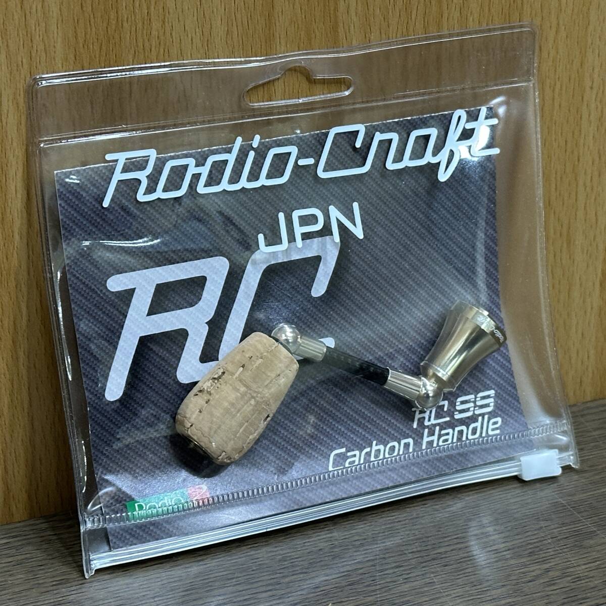 66) ロデオクラフト RC シングルスピニング SS カーボンハンドル DAIWA ダイワ Type1 40mm シャンパン ワッシャー欠品