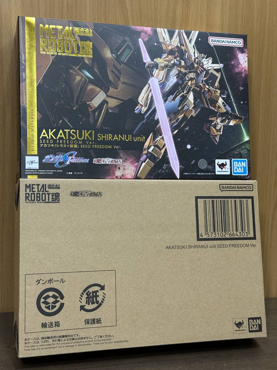 29) ○1円～ METAL ROBOT魂 アカツキ シラヌイ装備 SEED FREEDOM Ver. バンダイ 手首パーツに塗装不備有り