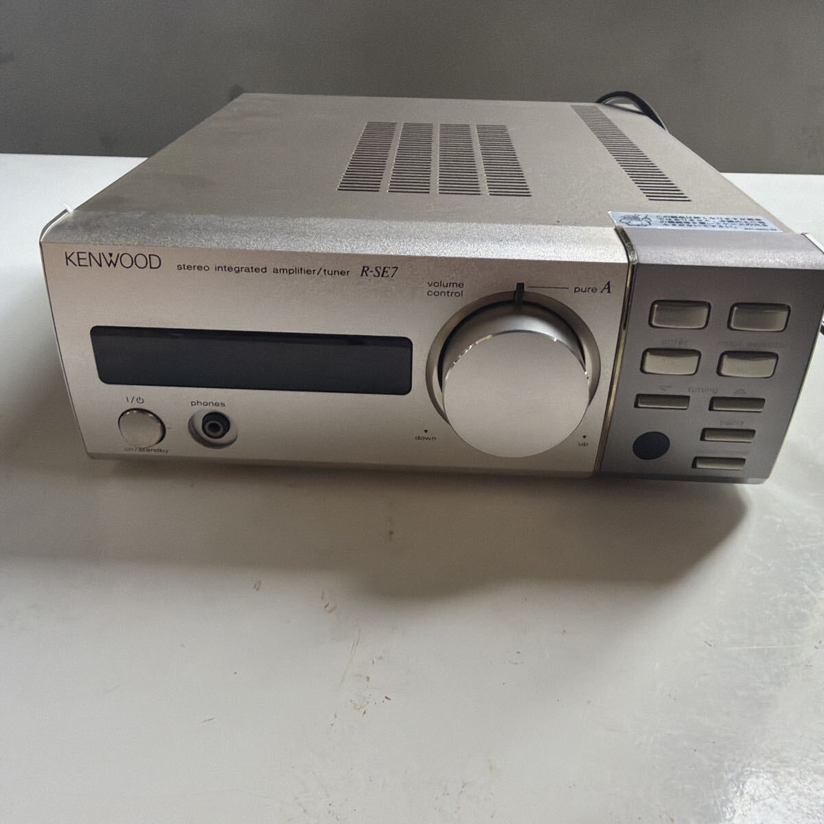 KENWOOD ケンウッド ステレオインテグレーテッドアンプ チューナー R-SE7