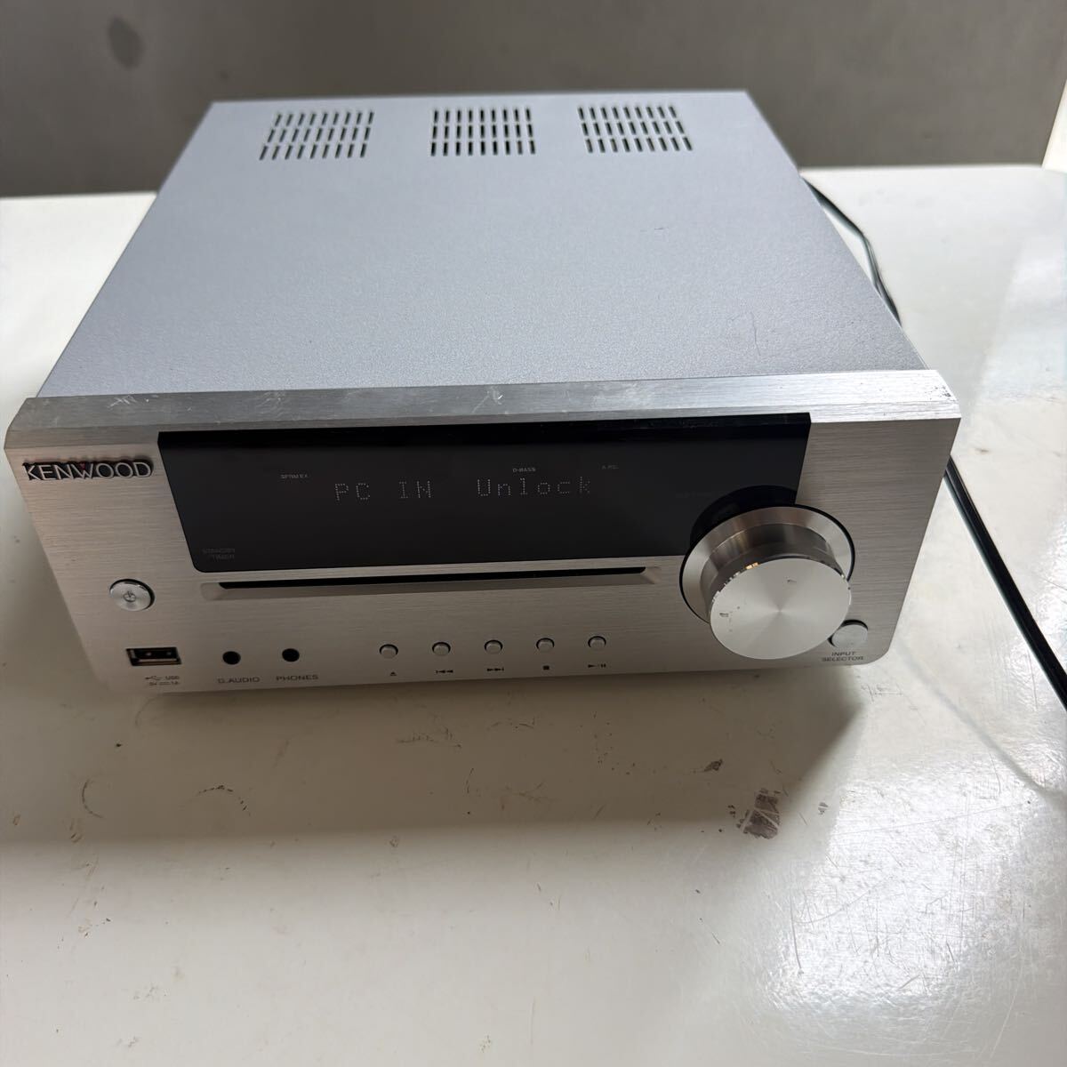 KENWOOD ケンウッド CD/USBレシーバー R-K731 通電確認