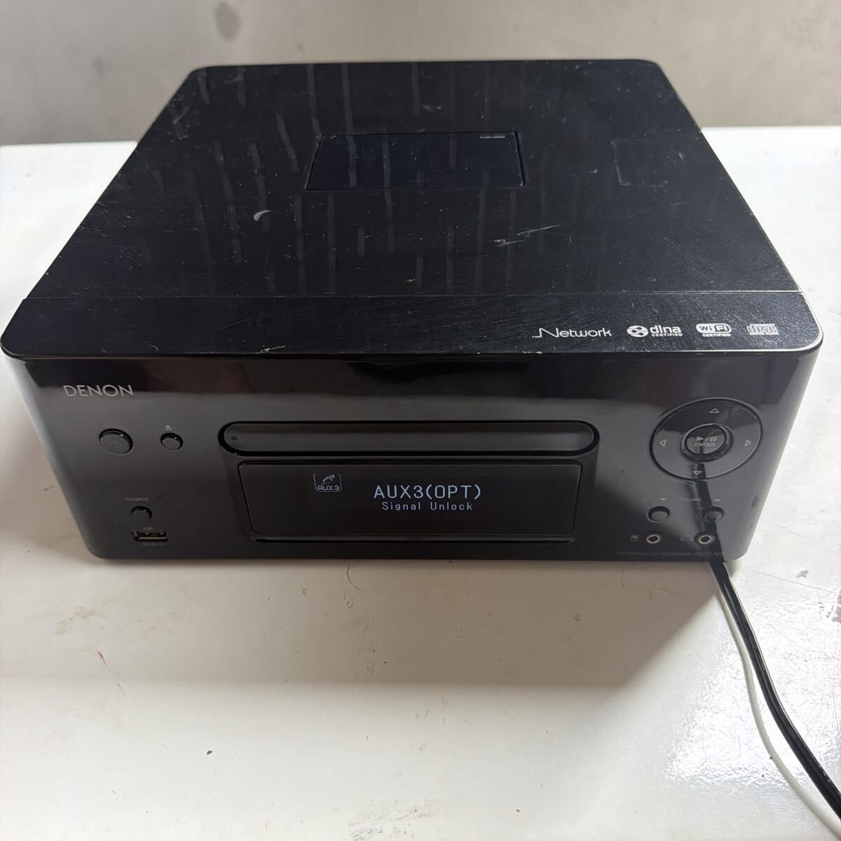 DENON RCD-N7 ネットワークCDレシーバー CEOL ブラック 通電確認