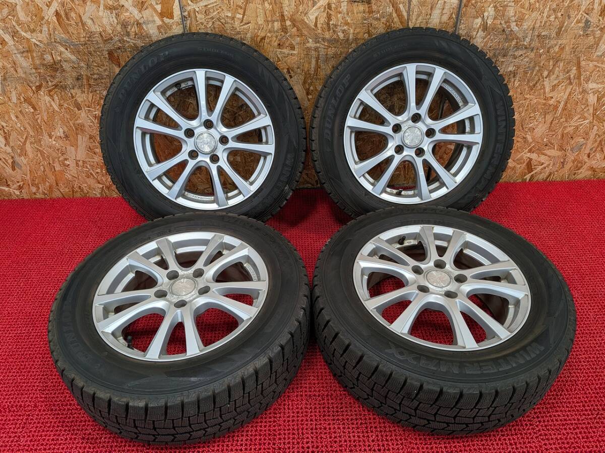 マナレイスポーツ MANARAYSPORT ProGet 16×6.5J OFF48 PCD114.3 5H ダンロップ DUNLOP WINTERMAXX WM02 215/60R16 売切!!