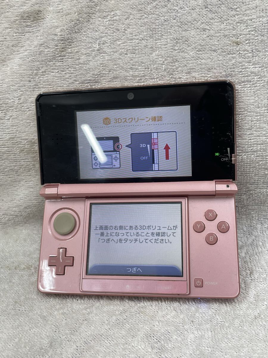 # Nintendo ニンテンドー3DS CTR-001 ミスティピンク 初期化済み