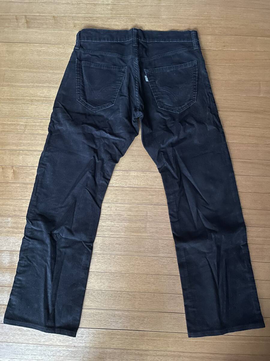 リーバイス　514　コーデュロイパンツ　ブラック　30インチ