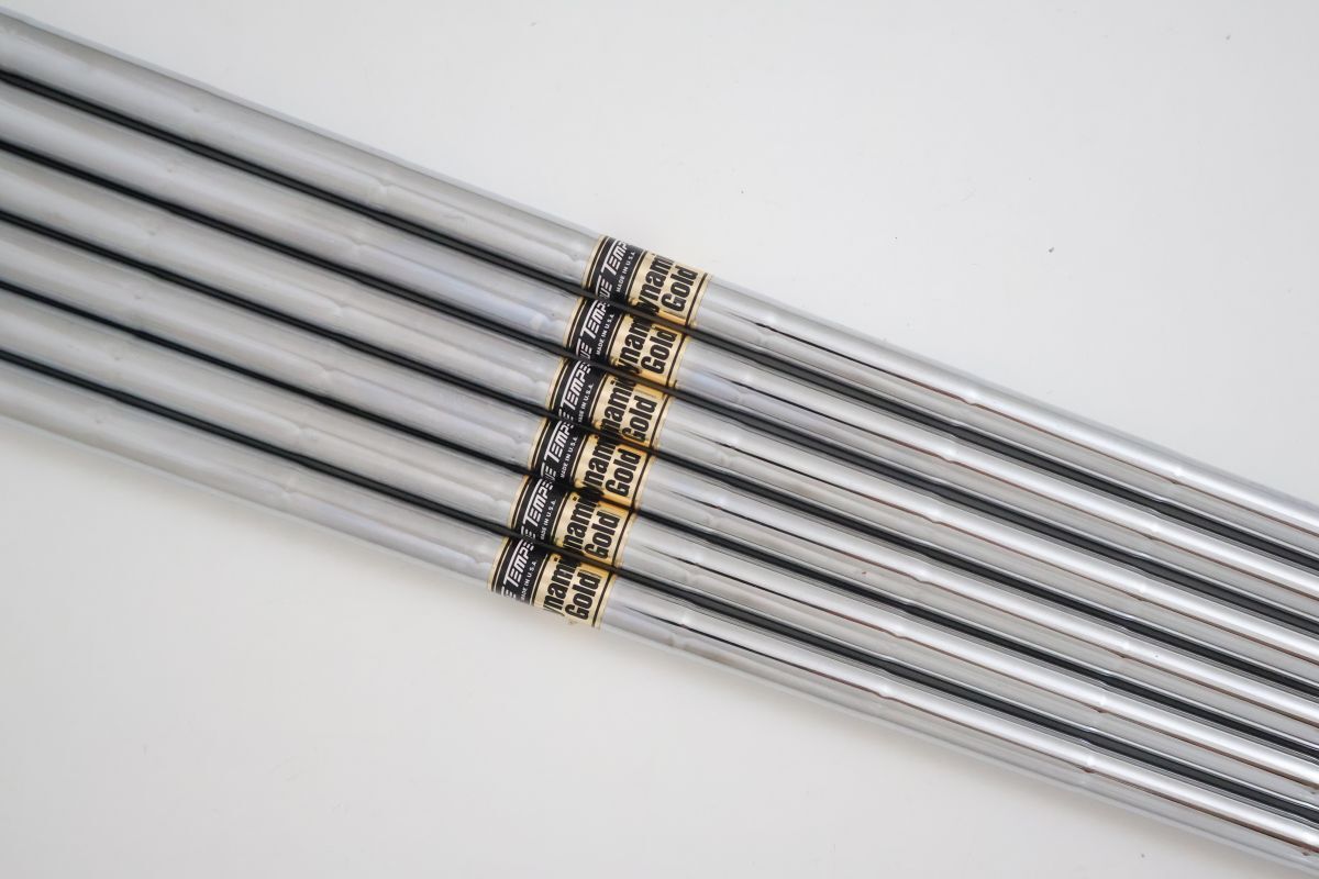 ●1円〜！【アイアン用　6本セット！】トゥルーテンパー★Dynamic Gold　ダイナミックゴールドスチール　S200　シャフト（92455