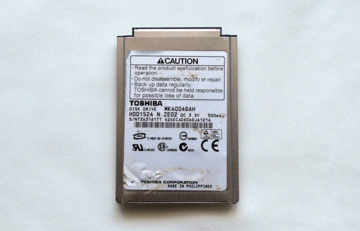 1.8インチHDD 40GB【外付けケース付き】