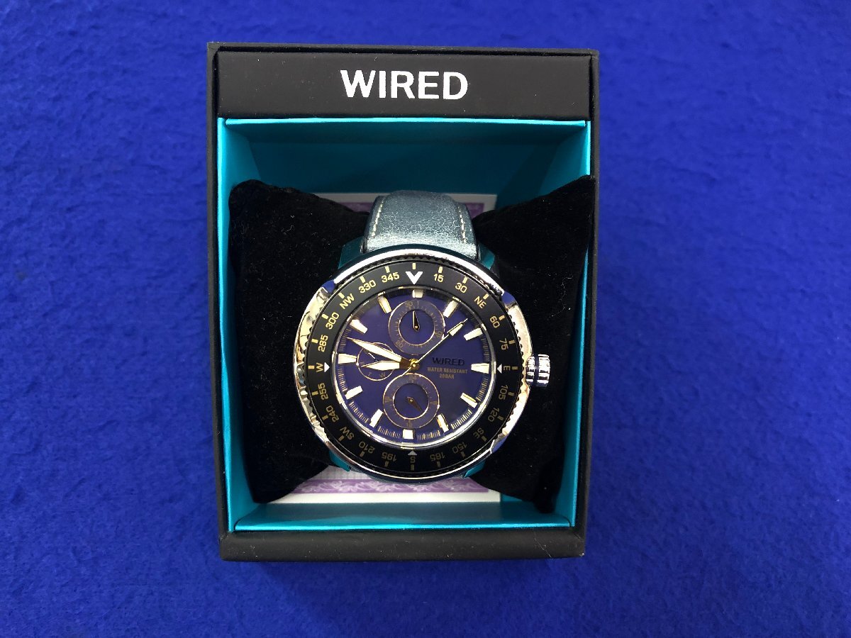 ZY428　□SEIKO /セイコー　WIRED/ワイアード　腕時計 【VH67-KCC0】　未使用保管品　箱・説明書付き