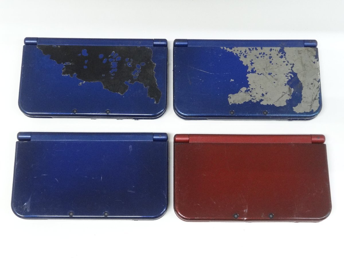 レ■/Zこ0729　任天堂 new NINTENDO 3DSLL newニンテンドー3DS LL 本体 訳ありジャンク 4台セット / RED-001 / 保証無　部品取り