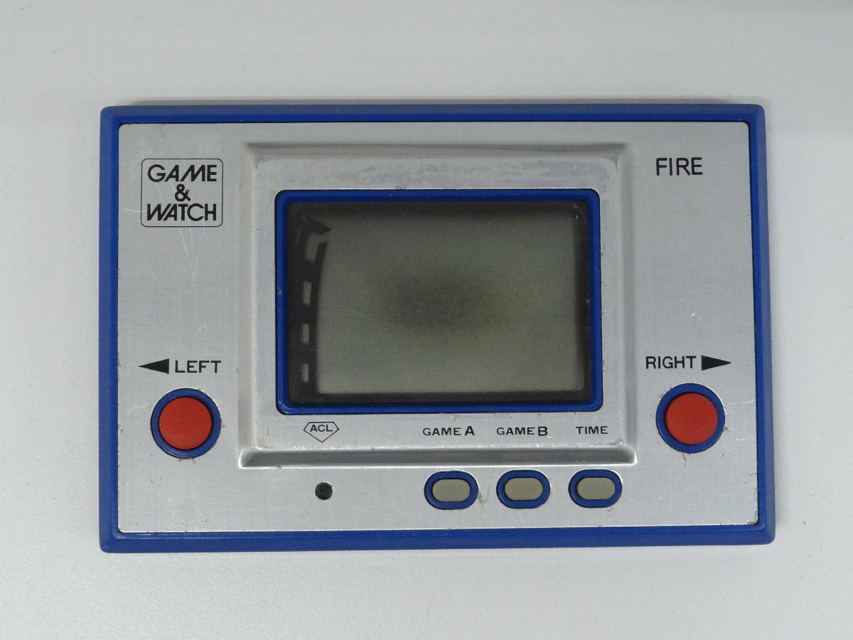 ユ■/Zこ0731　Nintendo ニンテンドー GAME&WATCH ゲームウォッチ / FIRE ファイア RC-04 / 簡易動作OK ジャンク 保証無