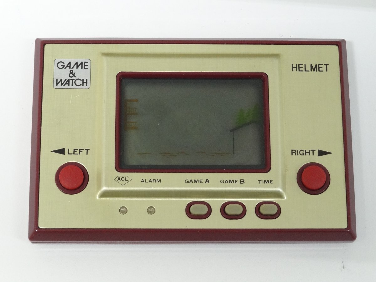 ユ■/Zこ0732　Nintendo ニンテンドー GAME&WATCH ゲームウォッチ / HELMET ヘルメット CN-07 / 訳ありジャンク 保証無