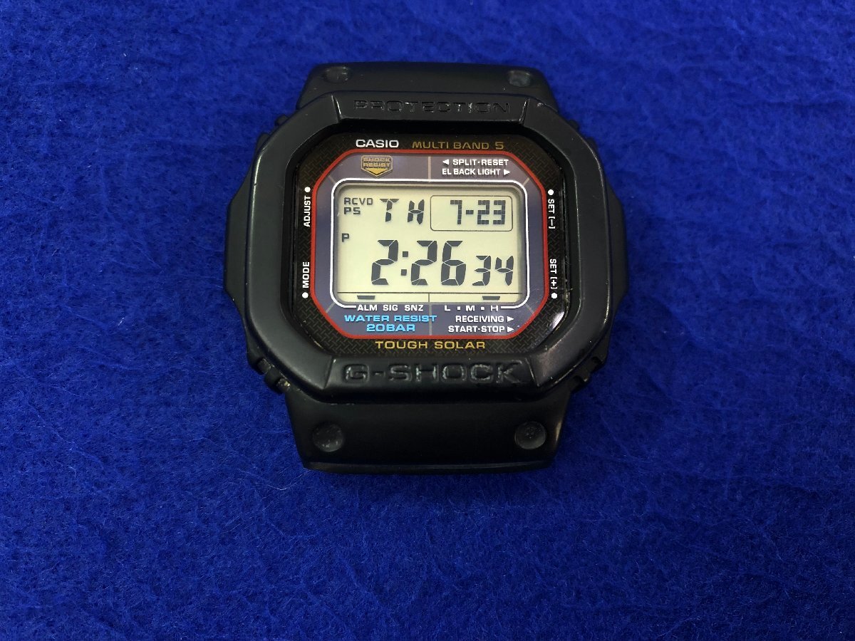 ュ■ZY0424 CASIO G-SHOCK/ カシオ ジーショック タッチソーラー腕時計【 GW-M5600】訳あり