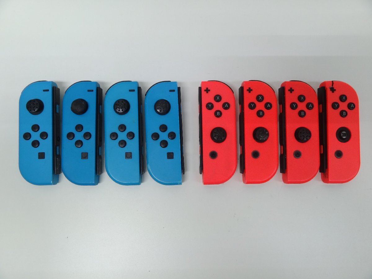 ユ■/Zこ0736　Nintendo Switch Joy-Con スイッチ ジョイコン ジャンク 8個 まとめ 保証無