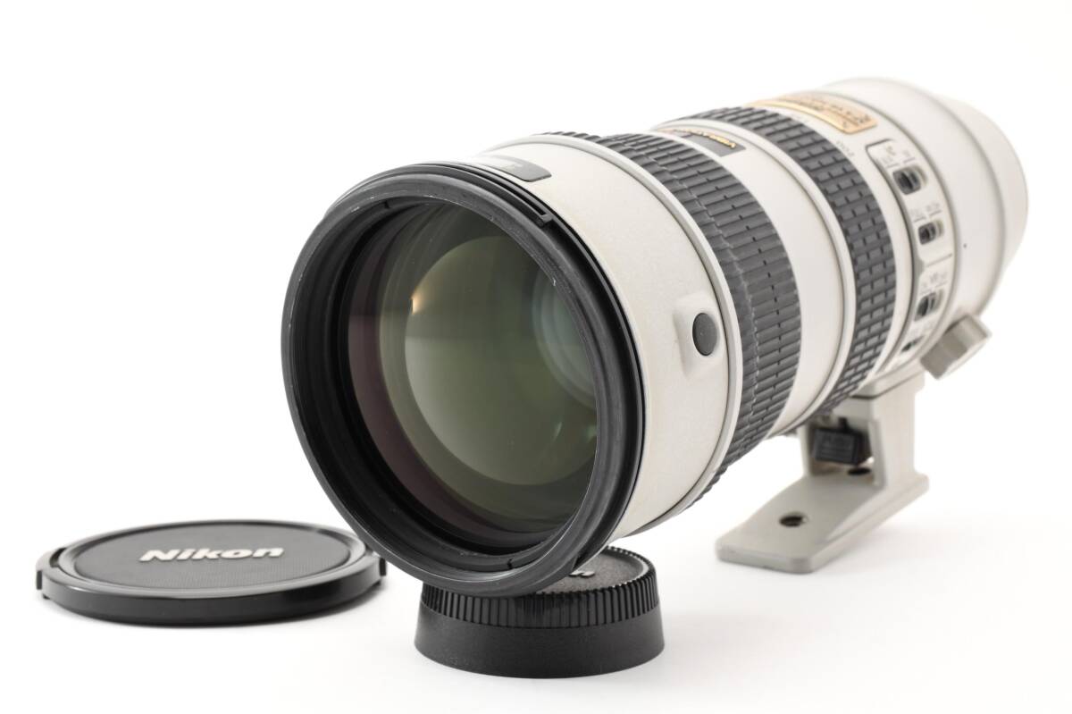 ★ ニコン NIKON ED AF-S VR-NIKKOR 70-200mm F2.8 G ライトグレー ★ Y3962#75