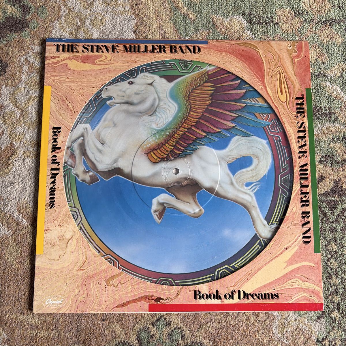 稀少US盤 ピクチャーディスク仕様 The Steve Miller Band Book Of Dreams ペガサスの祈り LPレコード Capitol Records SEAX11903 試聴済/b5