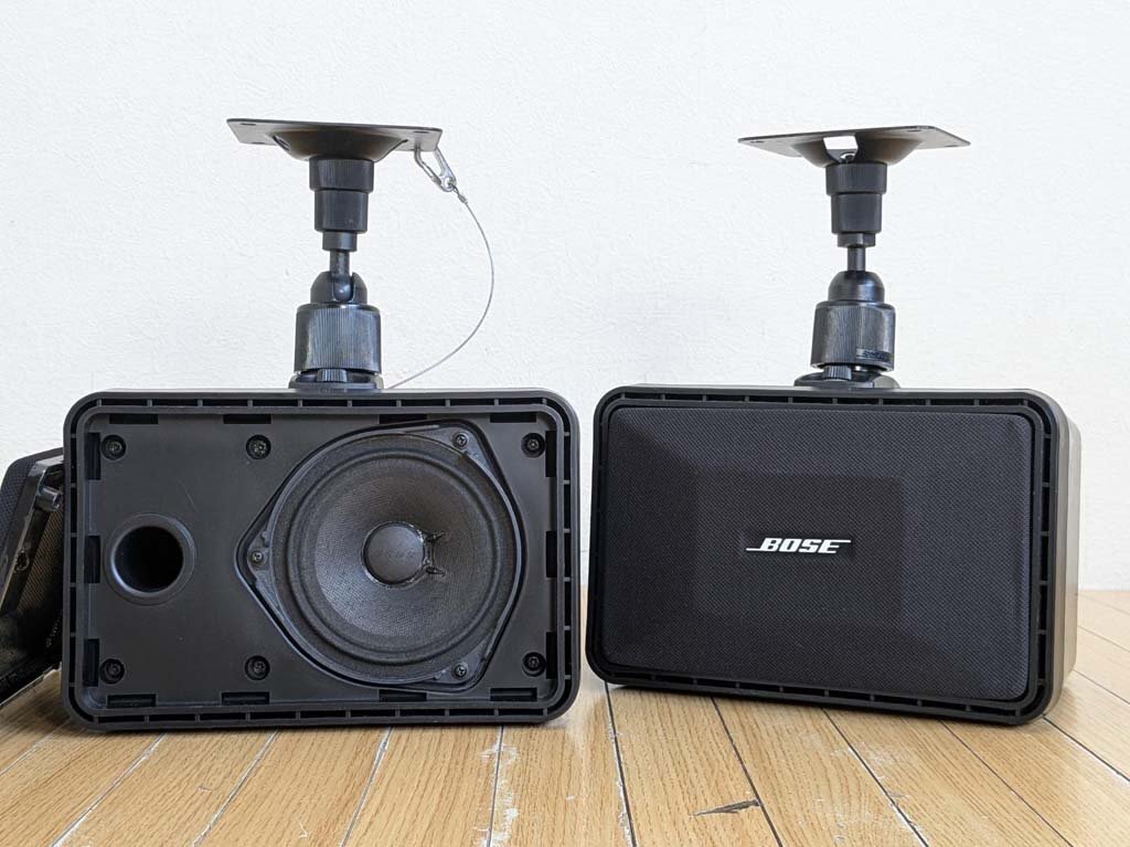 △BOSE ボーズ スピーカー101MM ブラック ペア 金具付