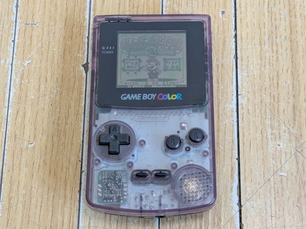 △Nintendo 任天堂 GAMEBOY COLOR ゲームボーイカラー CGB-001 スケルトン