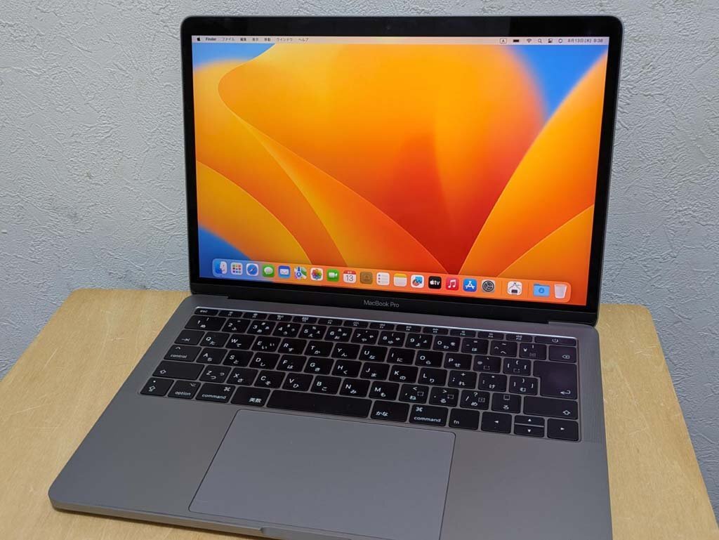 △Apple MacBook Pro 13-inch 2017 Two Thunderbolt 3ports RAM16G SSD512G MacOS13 放電43回