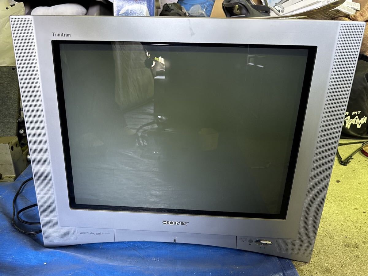 KA480 SONY製ブラウン管テレビKV-21DA55 ２００１年製　21インチ　通電のみ確認済みオーディオ　映像機器　テレビ本体　ブラウン管テレビ