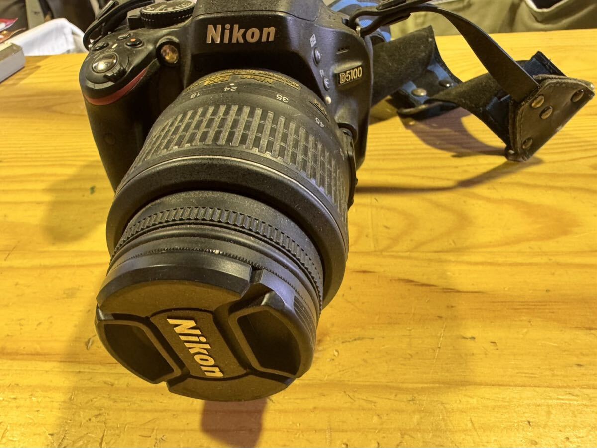 ka501 Nikon ニコン デジタル一眼レフカメラ レンズ セット D5100 AF-S NIKKOR 18-55mm 1:3.5-5.6G 動作未確認