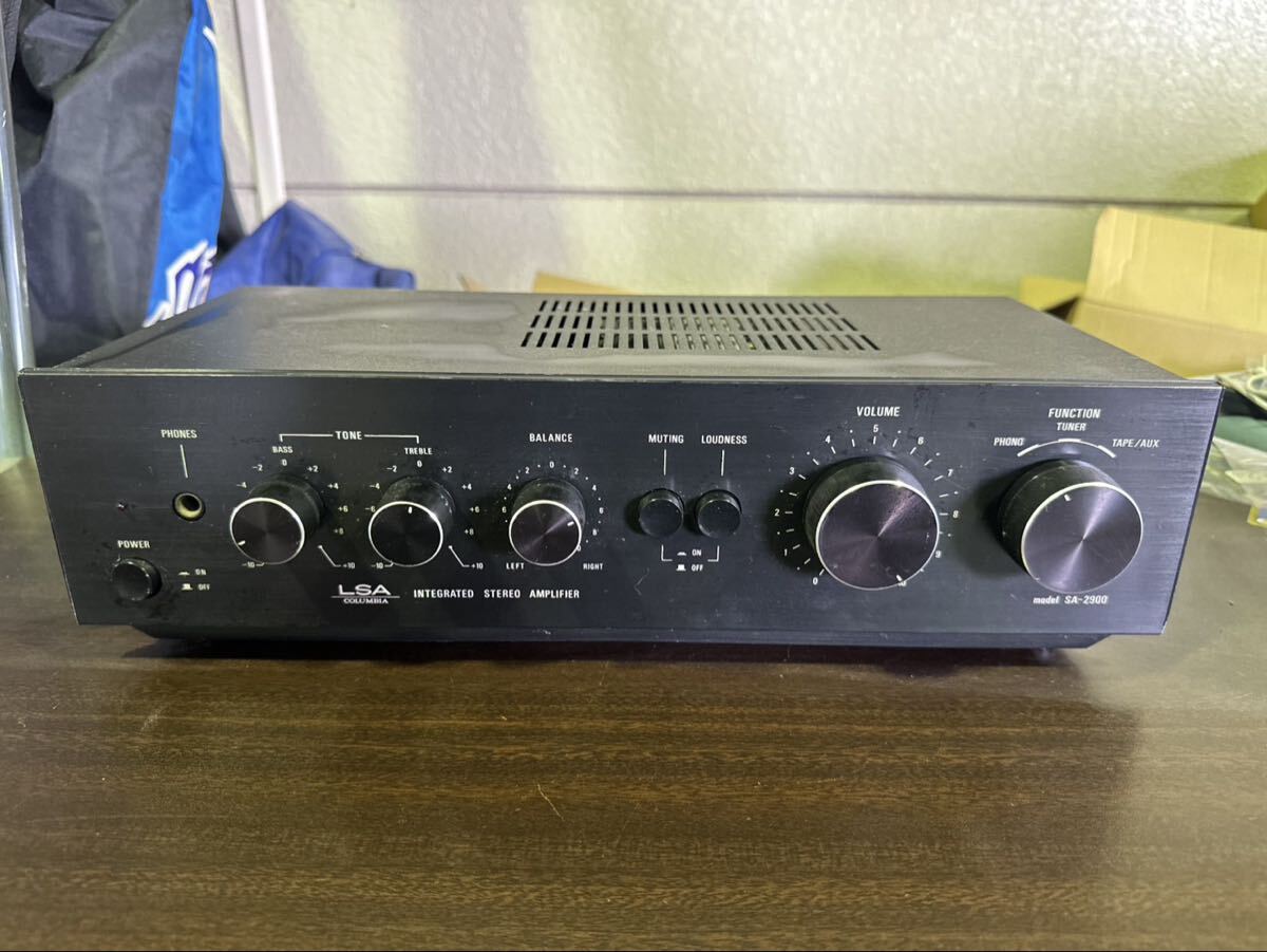 KA510 COLUMBIA コロムビア プリメインアンプ SA-2900 オーディオ機器 LSA 通電のみ確認済