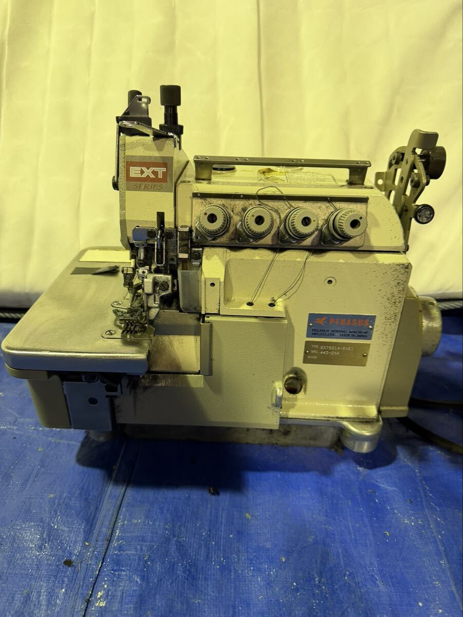KA485 EXT series Pegasus EXT5214-54S1443-2X4 ミシン　ペガサス　二本針　工業用ミシン　動作確認済み