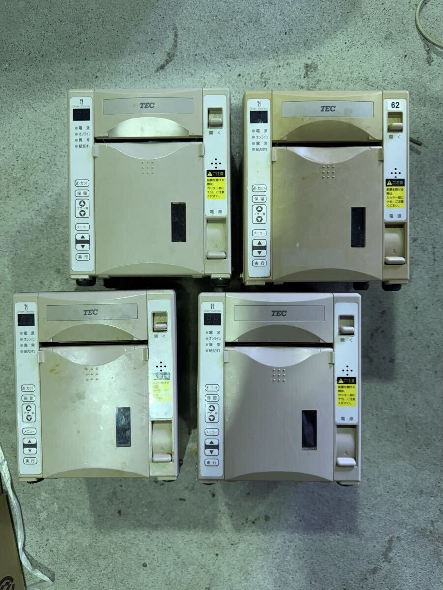 GA967 TEC東芝テック リモートプリンター(KCP-100WT-03)(KCP-100UB-02)動作未確認