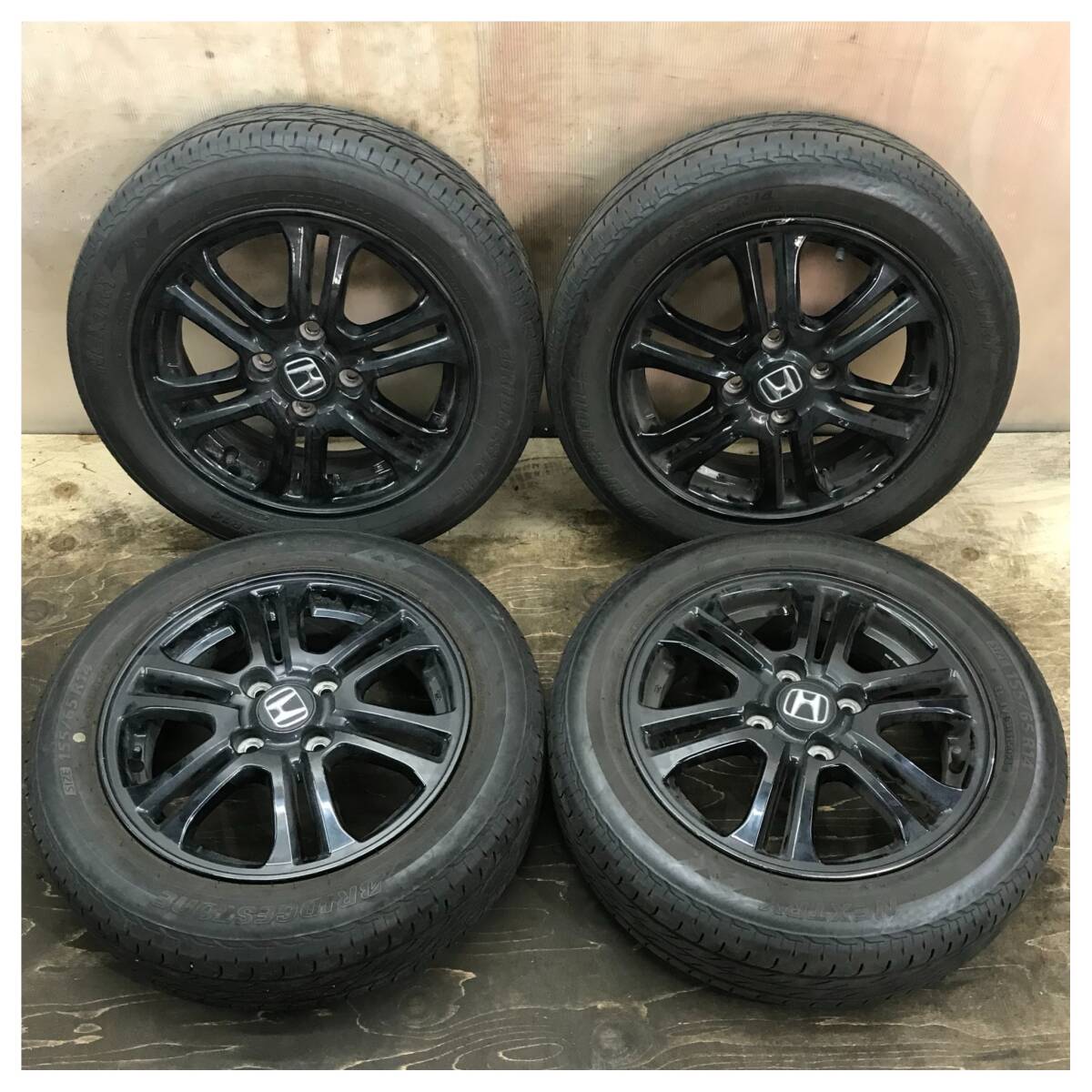 191 BRIDGESTONE NEXTRY 155/65R14 7分目 ホンダ N-BOX N-WGN N-ONE 等 *12536