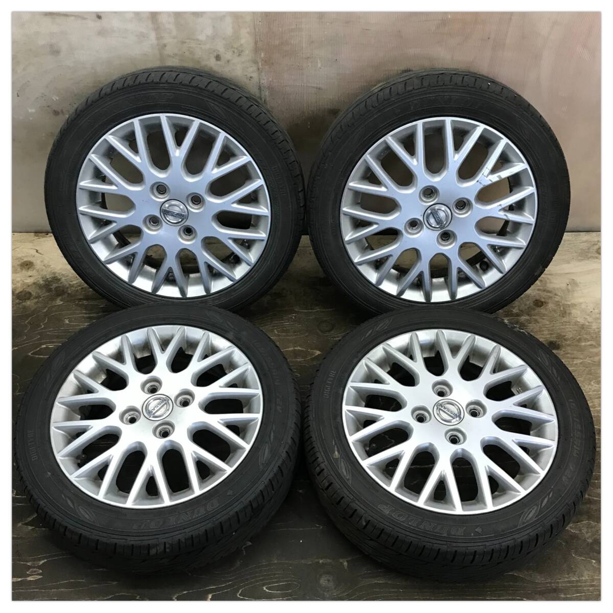 35 DUNLOP DIGI TYRE EC202 165/55R14 2024年製 8分目 日産 モコ スズキ MRワゴン 純正 *12560