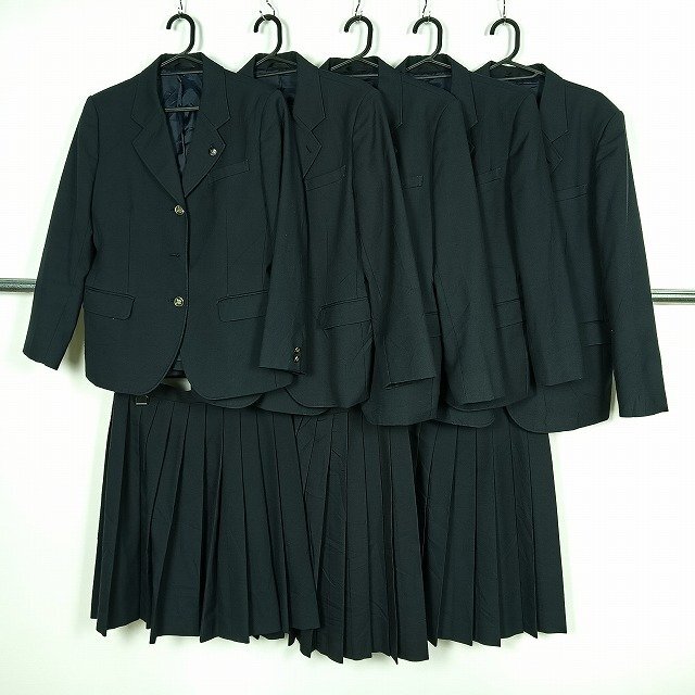 ブレザー スカート 1円 中古 制服 学生服 滋賀河瀬中学高校 セット 詰合わせ 39CS-512 DF