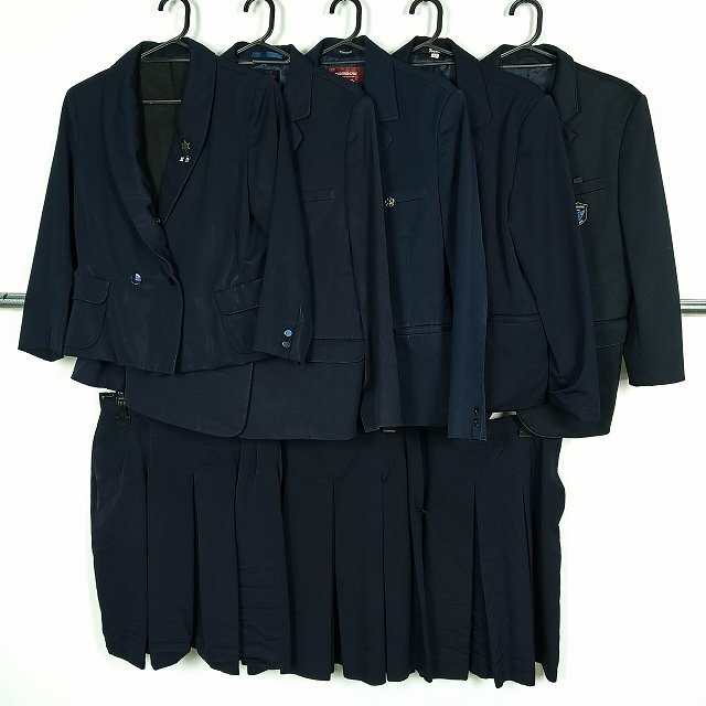 ブレザー スカート 1円 中古 制服 学生服 滋賀虎姫高校 香川丸亀高校 セット 詰合わせ 39CS-510 DF