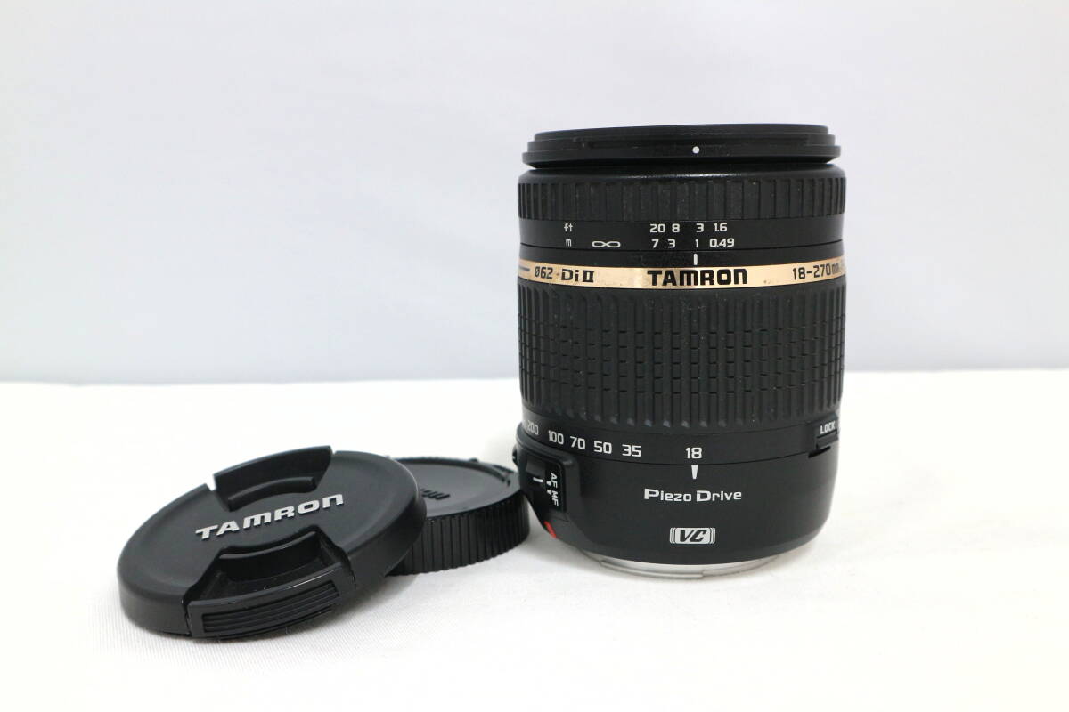 【動作品質未確認】TAMRON タムロン AF 18-270mm F3.5-6.3 Di II VC B008 高倍率ズームレンズ ニコン/キヤノン等用 現状品 Y470