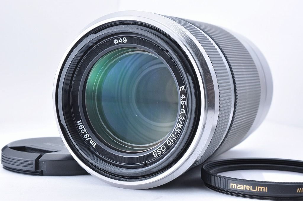 SONY E 55-210mm F4.5-6.3 OSS SEL55210 シルバー 望遠ズームレンズ Eマウント＃1862