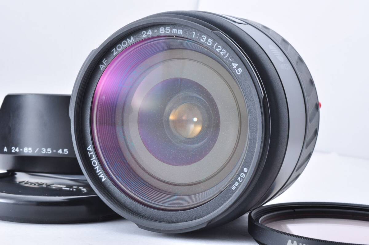 MINOLTA AF ZOOM 24-85mm F3.5-4.5 AF Zoom レンズ Aマウント＃1878