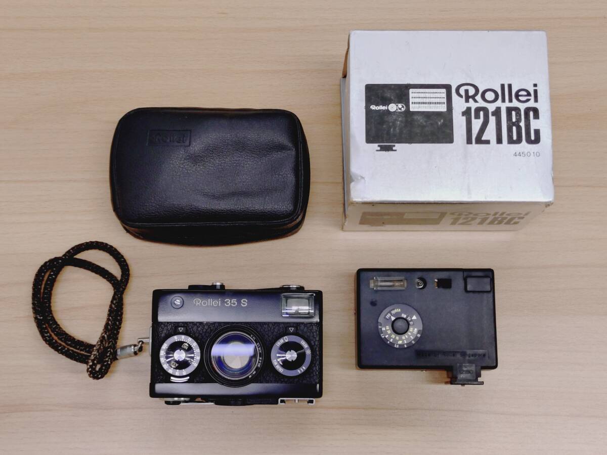 ROLLEI ローライ 35S Sonnar 40mm F2.8 純正フラッシュ 121BC付き #18830807