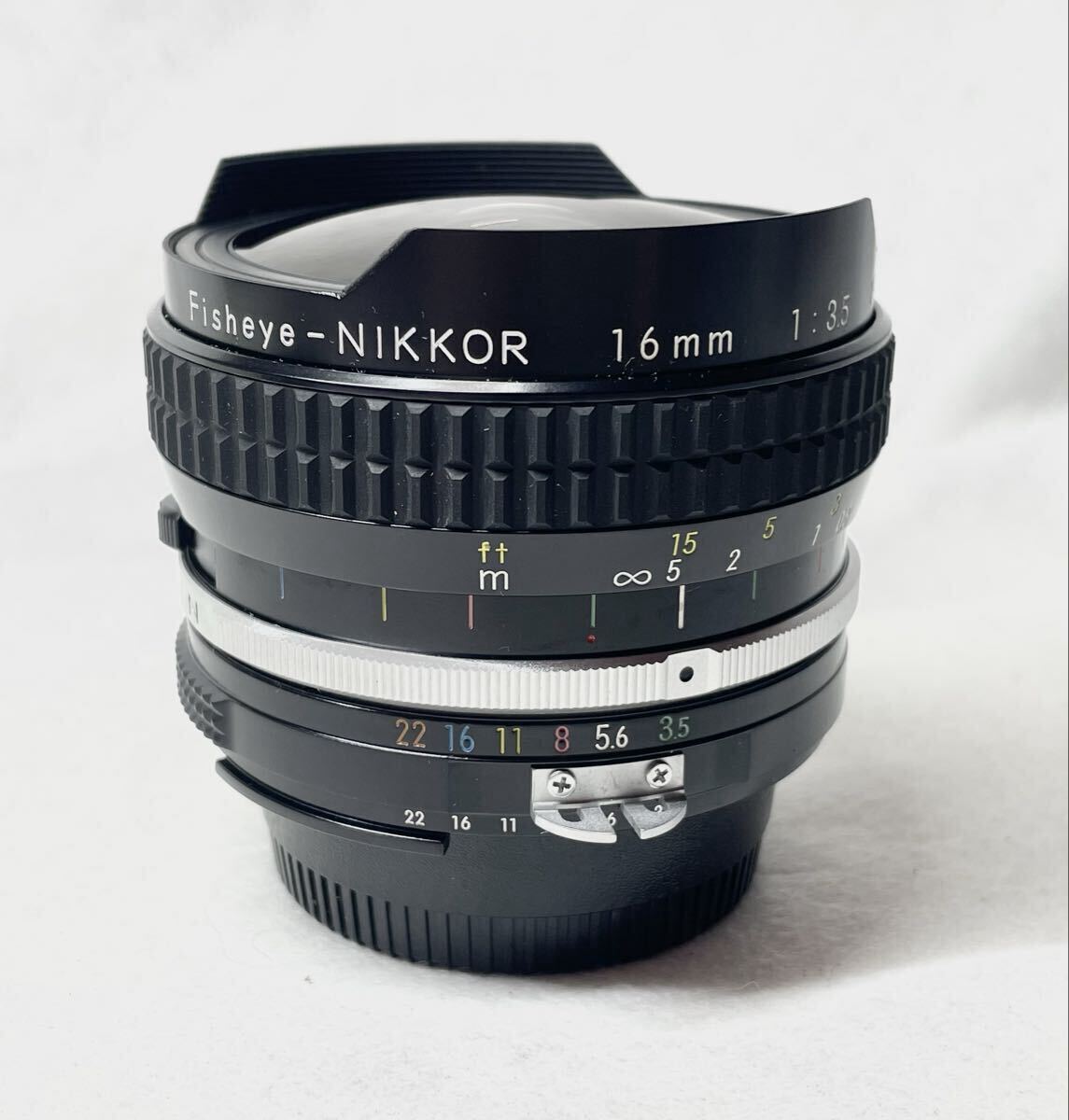 Nikon Fisheye NIKKOR 16mm F3.5 Ai マニュアルフォーカスレンズ 魚眼レンズ 美品 ニコン