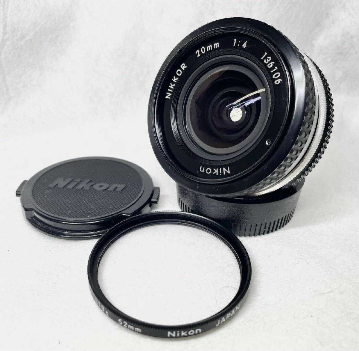 Nikon NIKKOR 20mm F4 単焦点レンズ マニュアルフォーカス 美品 ニコン