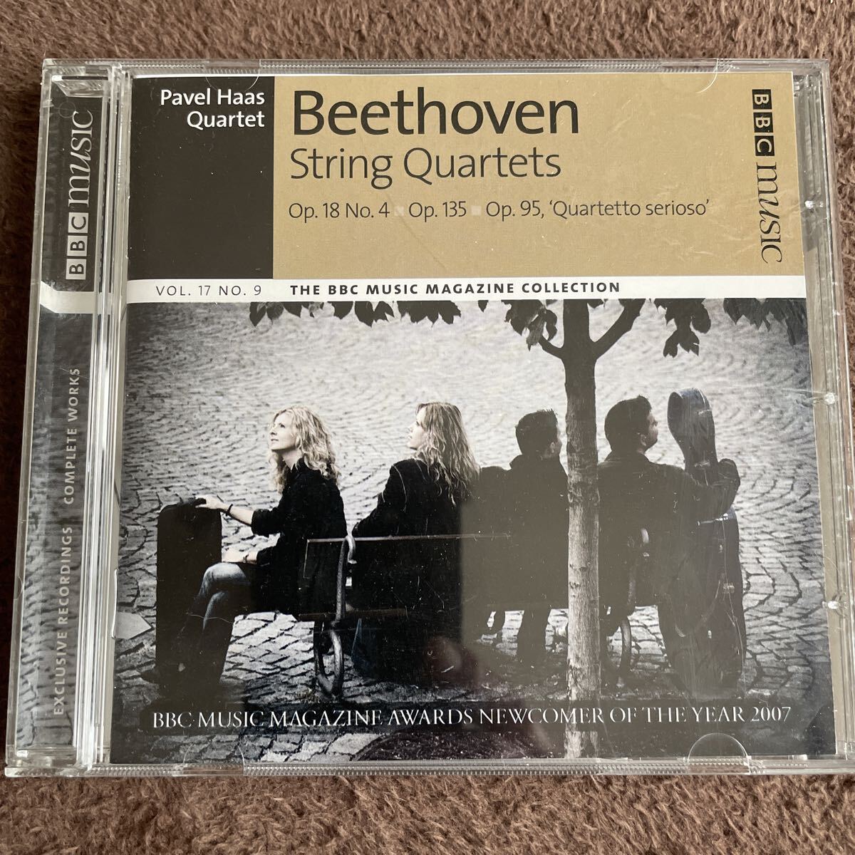 希少盤　Pavel Haas Quartet Beethoven String Quartets Vol. 17 No. 9 CD パーヴェル・ハース四重奏団　BBC music
