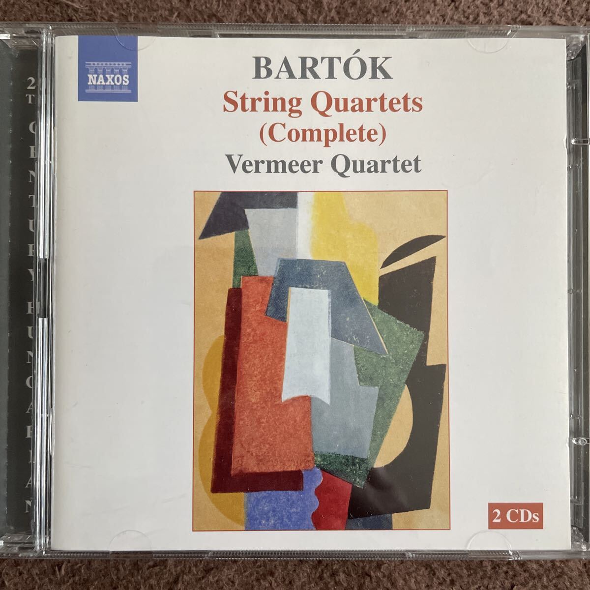 希少盤　バルトーク 弦楽四重奏曲全集 2枚組CD NAXOS Vermeer Quartet